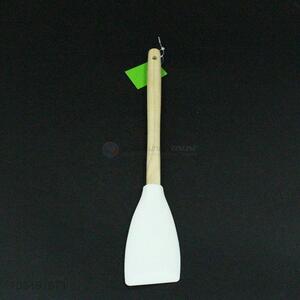 Resonable price silicone shovel with wooden shovel