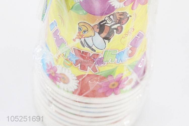 Cute Printing Disposable Water Cup Paper Cup