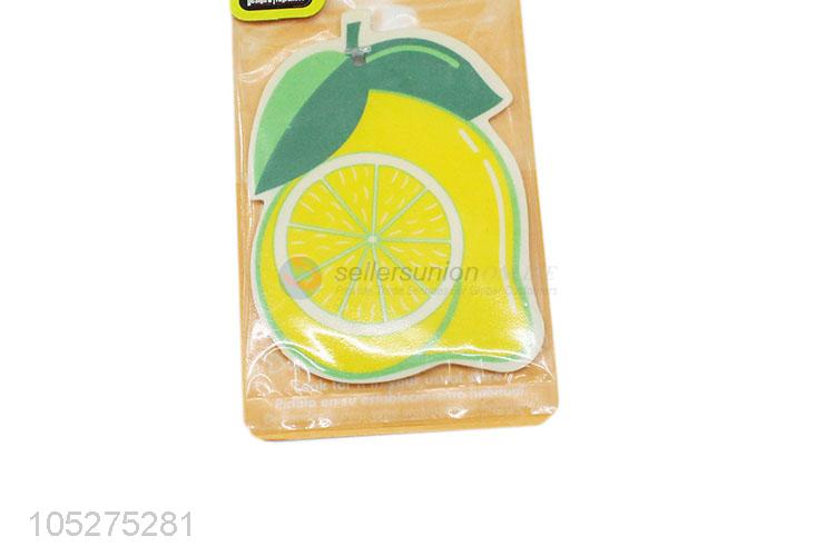 Popular Promotional Lasting Lemon Scent Car Air Freshener Perfume