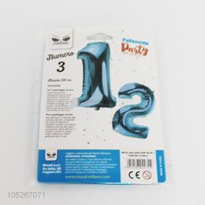 Custom Number Shape Foil Balloon Fashion Party Decoration