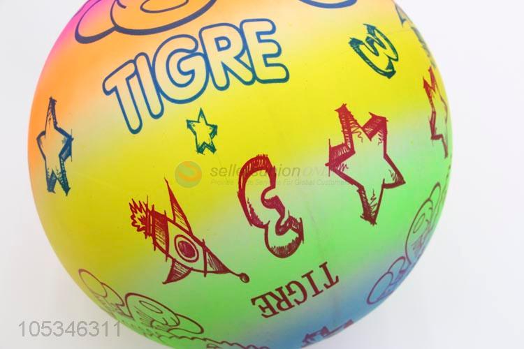 Cartoon Animal Pattern Inflatable Ball Toy Pvc Ball for Kids Gift