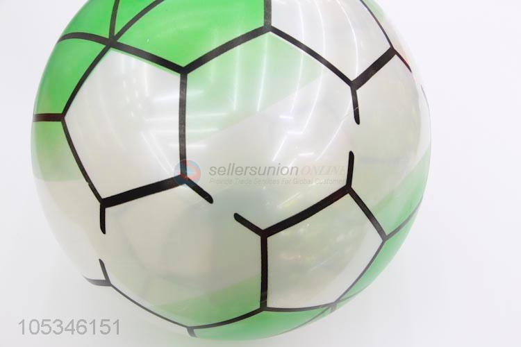 Soft Balls Green Color Pvc Beach Ball Beach Football for Children