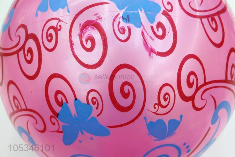 Competitive Price Funny Kids Butterfly Pattern Beach Balls Inflatable Ball