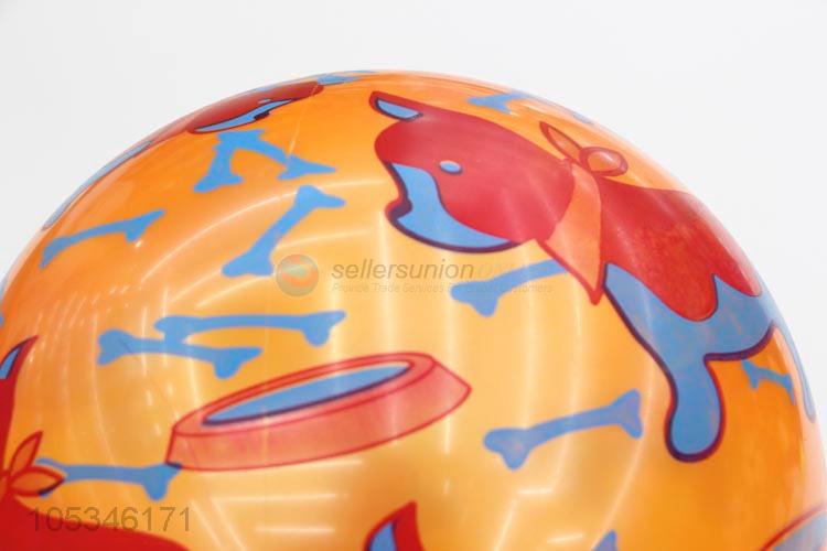 Latest Design Party Cartoon Dog Pattern Inflatable Ball Outdoor Sports Toy