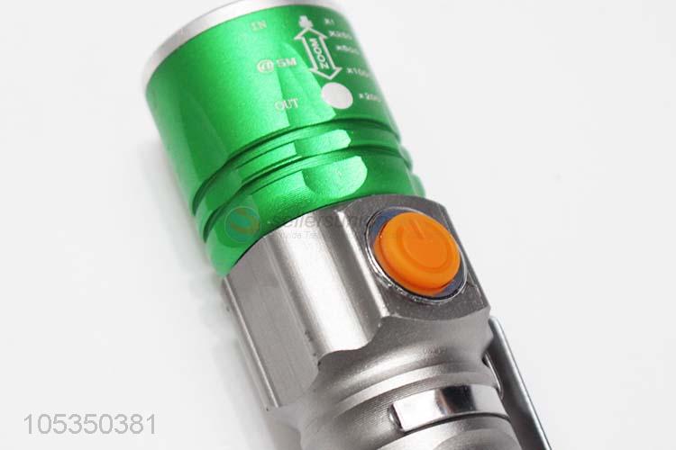 Superior Quality Portable Small USB Recharge Aluminum Flashlight