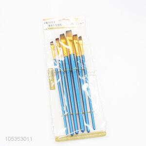 Direct Price 6pcs Painting Brush Oil Paint Wall Painting Brush Art Supplies