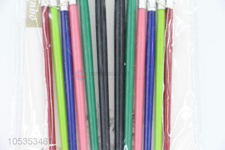 Utility and Durable 12pcs Watercolor Drawing Paintbrush Art Supplies