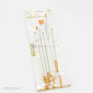 China Wholesale 6pcs Watercolor Oil Painting Artists Brushes