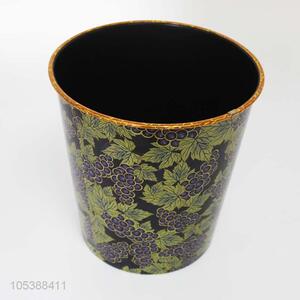 Wholesale grape printed garbage can trash can