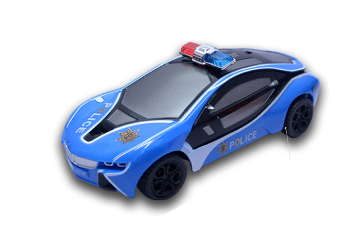 China factory custom 1:32 4 ways r/c police car  w/o batteries