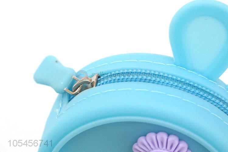 Cute Design Colorful Round Coin Purse With Hang Buckle