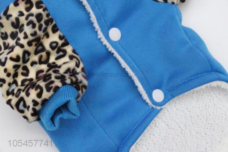 Best Quality Cute Cotton Hoodie Winter Add Wool Clothes For Pet