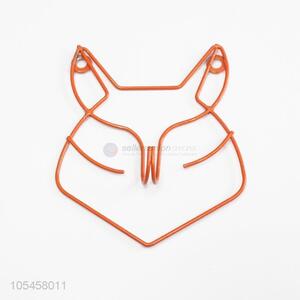 Popular promotional fox shape iron wall hanging flower pot shelf