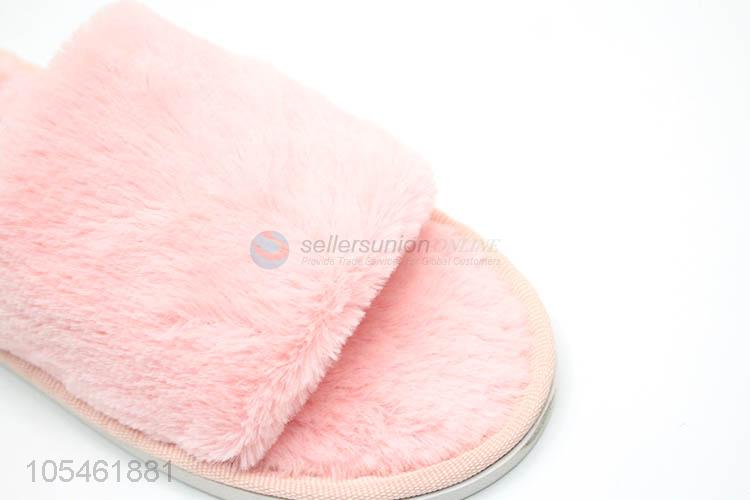 Made In China Wholesale Simple Style Woman Home Winter Slipper