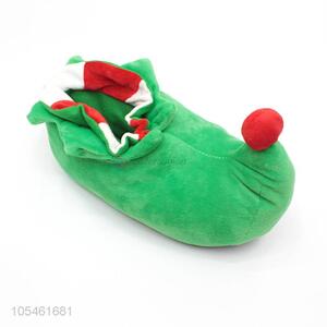 Cheap Price Plush Cartoon Christmas Adult Home Slippers