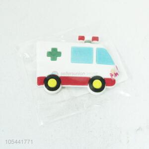 Factory directly sell ambulance shape pvc fridge magnet