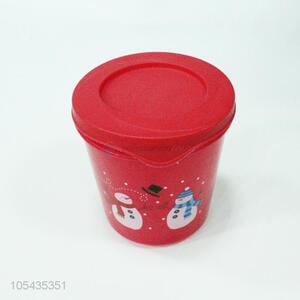 Top Selling Snowman Printing Garbage Can