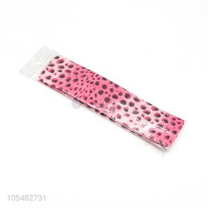 Good quality fashion pink leopard hair band/headband