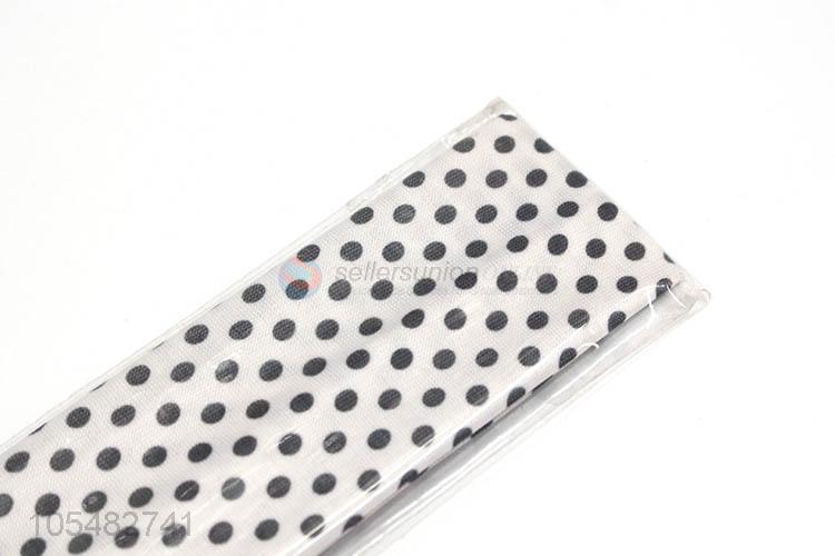 High quality retro black dots printed hair band/headband