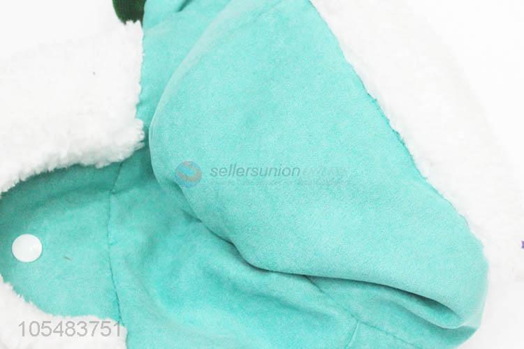 China OEM light blue winter warm jacket pet trousers