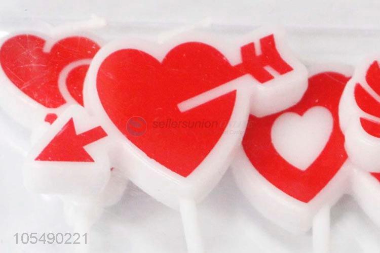 Popular Promotional Red Love Series Birthday Cake Candles