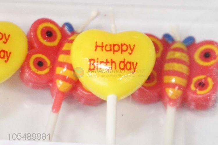 Special Design Cartoon Happy Birthday Candles for Decoration