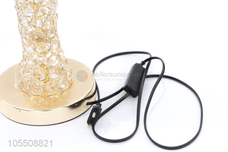 Direct factory supply home decor crystal desk lamp reading lamp
