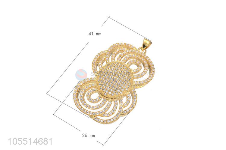 Wholesale Inlay Zircon Necklace Pendant DIY Diamond Accessories