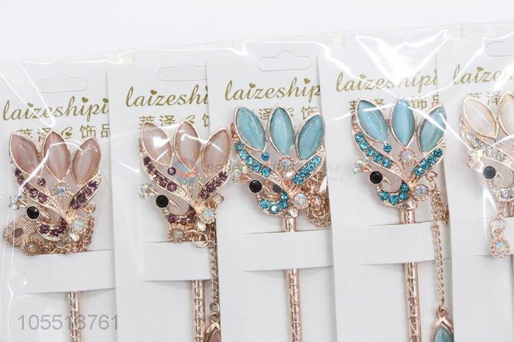 Factory Promotional Alloy Bridesmaid Wedding Flower Hairpins Princess Match