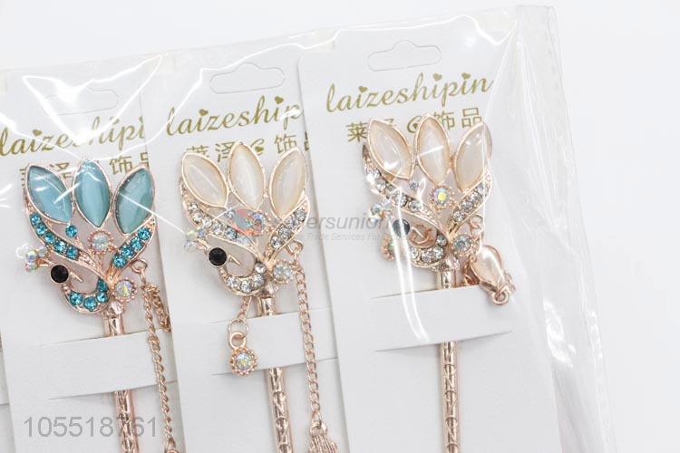 Factory Promotional Alloy Bridesmaid Wedding Flower Hairpins Princess Match