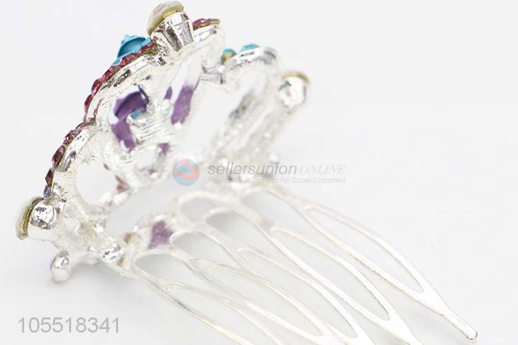 Lowest Price Vintage Multi-color Rhinestone Bridal Tiara