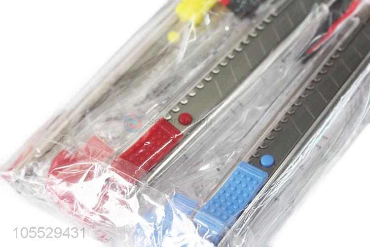 Customized cheap school office snap-off blade knife art knife