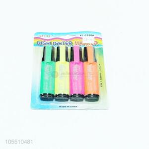 Reasonable Price 4PC Fluorescent Colorful Highlighter Marker Pen