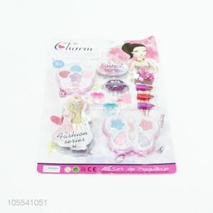 Exquisite charming kids diy makeup set plastic cosmetic toy