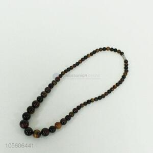 Wholesale Three Color Tiger'S-Eye Graduated Necklace