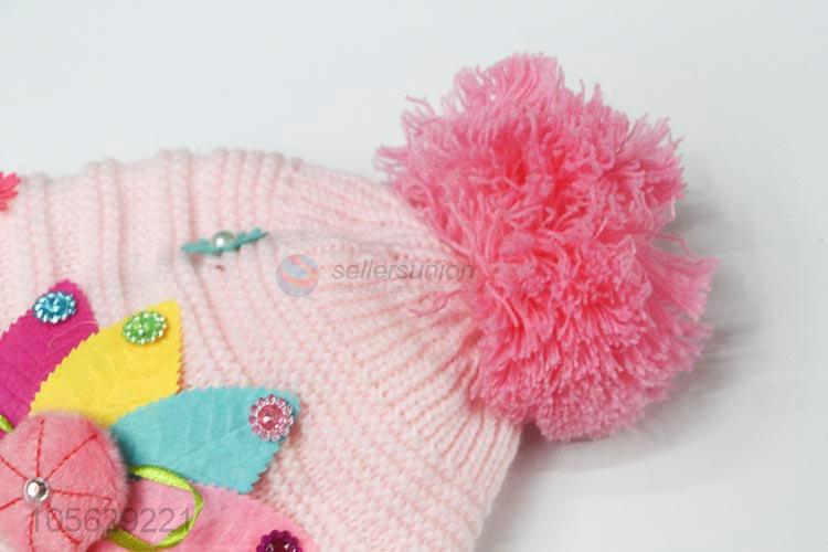 New Arrival Kids Cute Knitted Beanie Colorful Winter Warm Cap