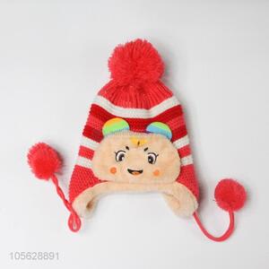 Popular Kids Winter Warm Hat Knitted Earmuffs Hat