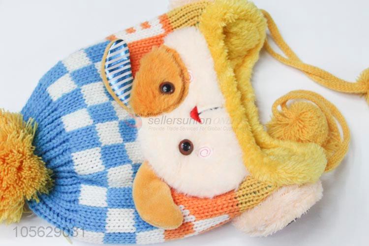 New Arrival Cartoon Knitted Earmuffs Hat Winter Boys Hat