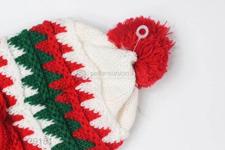Cheap Winter Warm Earmuffs Hat Knitted Beanie Cap For Baby