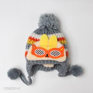 Newest Pompon Ball Earmuffs Hat Winter Warm Beanie For Boy