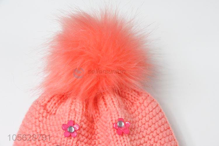 Cute Design Butterfly Pattern Colorful Earmuffs Hats For Kids
