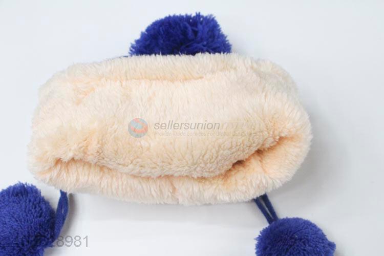 Good Quality Winter Warm Pompon Earmuffs Hat For Boys