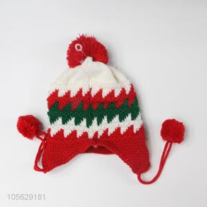 Cheap Winter Warm Earmuffs Hat Knitted Beanie Cap For Baby