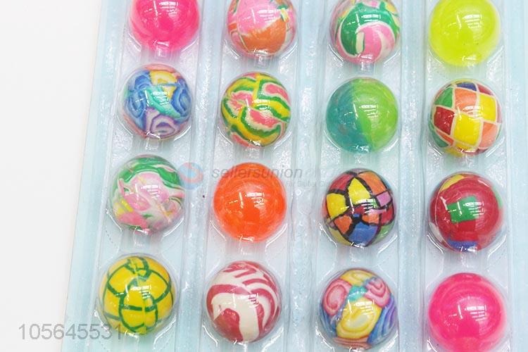 Good sale rubber jumping stretch printed bouncy ball