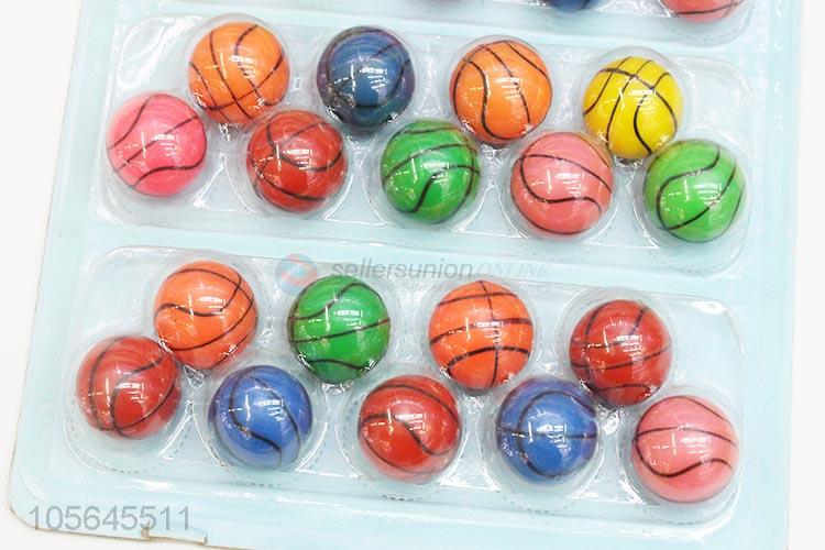 Latest design multicolor rubber stress balls bouncy balls