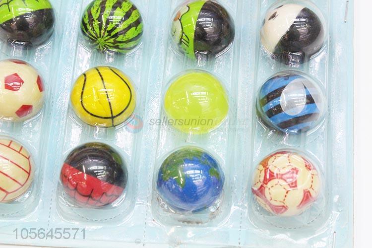 China suppliers high bouncing crystal rubber bouncy balls