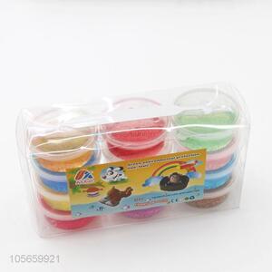 Newest 12 Colors DIY Kid Gift Crystal Plasticine