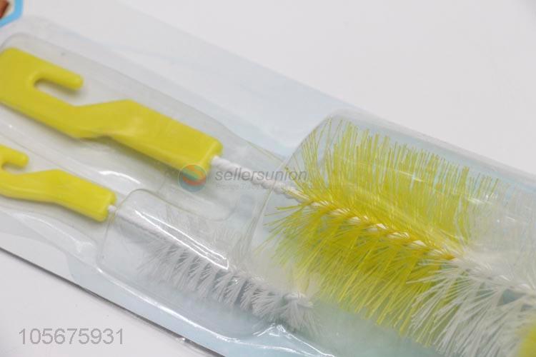 Factory directly sell water bottle brush baby feeding bottle sponge brush