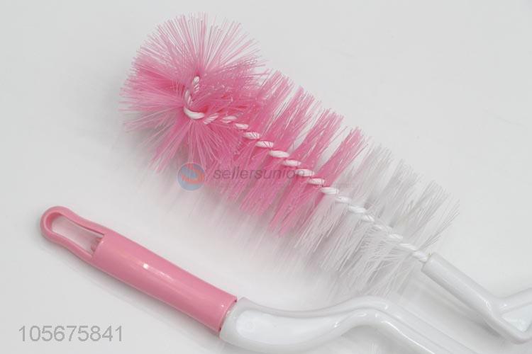 China maker baby nipple and bottle cleaning brush sponge scrubber