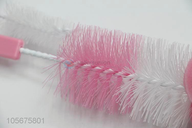 China manufacturer baby nipple and bottle cleaning brush sponge scrubber